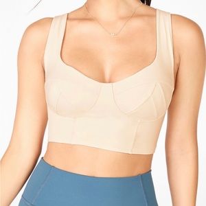 Fabletics Charolette low impact corset inspired sports bra